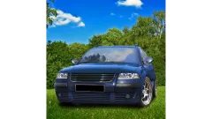 Grill Volkswagen PASSAT B5 Facelift Variant Chrome Strip bez znaczka największy sklep tuningowy w Polsce!