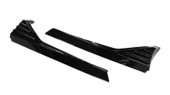 Dokładka progów splittery Gloss Black Uniwersalne 76,4 cm Progi Gloss Black największy sklep tuningowy w Polsce!