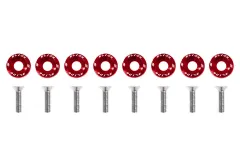 Śrubki ozdobne M6x1.0 15mm SLIDE Red największy sklep tuningowy w Polsce!