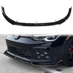Dokładka Volkswagen Golf VIII GTI Zderzak przód Gloss Black największy sklep tuningowy w Polsce!