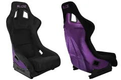 Fotel sportowy SLIDE KS2 Premium Black Welur Purple Glitter największy sklep tuningowy w Polsce!