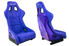 Fotel sportowy SLIDE KS2 Premium Purple Welur Purple Glitter największy sklep tuningowy w Polsce!