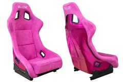 Fotel sportowy SLIDE KS2 Premium Pink Welur Bright Pink Glitter największy sklep tuningowy w Polsce!