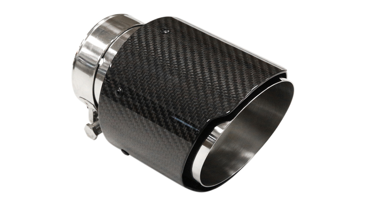 Końcówka tłumika 127mm wejście 63mm Carbon Gloss największy sklep tuningowy w Polsce!