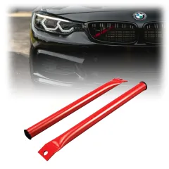 Wstawki Wsporniki Do Grilla BMW E90 E91 E92 E93 Brace Bars Czerwone największy sklep tuningowy w Polsce!
