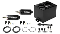 Zbiornik Paliwa Swirl Pot 3L TurboWorks na 2 pompy 300LPH + listwa (w zestawie) Czarny największy sklep tuningowy w Polsce!