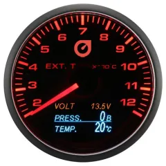 Auto Gauge 60mm - 4w1 wskaźnik EGT napięcia temperatury i ciśnienia największy sklep tuningowy w Polsce!