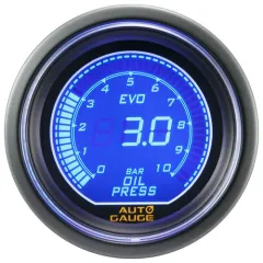 Auto Gauge 52mm - Cyfrowy wskaźnik ciśnienia oleju z elektrycznym czujnikiem największy sklep tuningowy w Polsce!
