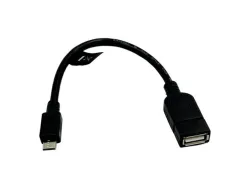 Ecumaster Kabel AA0035 OTG USB 2.0 USB A gniazdo USB B micro wtyk 0,2m czarny największy sklep tuningowy w Polsce!