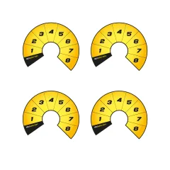 Ecumaster Tarcze Rotary Switch 8pos żółte Y02 największy sklep tuningowy w Polsce!