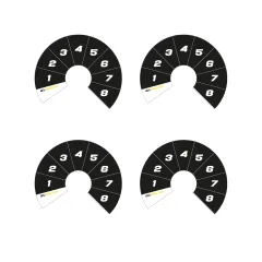 Ecumaster Tarcze Rotary Switch 8pos czarne B02 największy sklep tuningowy w Polsce!