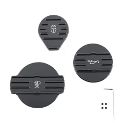 Zestaw aluminiowych korków 3szt FMIC VW Golf GTI Audi A3 Seat Leon Skoda 2.0T EA888 największy sklep tuningowy w Polsce!