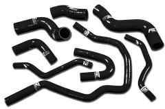 Przewody silikonowe FMIC VW Volkswagen Golf GTI Audi A3 S3 Seat Leon Skoda Octavia 2.0 TFSI - Czarny największy sklep tuningowy w Polsce!