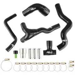 Zestaw Przewodów Silikonowych Odmy Odpowietrzania Skrzyni Korbowej FMIC do Audi A3 1.8T AUQ AUM VW Jetta Golf MK4 Bora 1998-2006 - Czarny największy sklep tuningowy w Polsce!