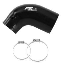 Przewód Silikonowy Dolotu FMIC Audi A3 S3 8L TT 8N Seat Leon Cupra R 1.8T AMK BAM APX APY 1998-2006 - Czarny największy sklep tuningowy w Polsce!