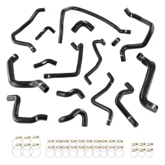 Przewody silikonowe FMIC Renault Megane RS 225 2004-2008 - Czarny największy sklep tuningowy w Polsce!