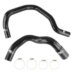 Przewody silikonowe FMIC Jeep Cherokee XJ 4.0L L6 1984-2005 - Czarny największy sklep tuningowy w Polsce!