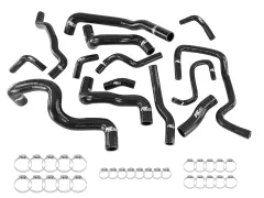 Przewody silikonowe FMIC Mini Cooper S R56 R57 1.6L Turbo N14 2008-2012 - Czarny największy sklep tuningowy w Polsce!