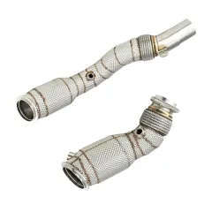 Downpipe FMIC BMW F80 M3 S55 USA z katalizatorem i osłoną termiczną największy sklep tuningowy w Polsce!