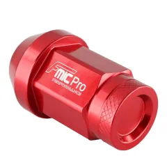 Kuta nakrętka aluminiowa do kół FMIC M14x1.25 Czerwona 1 szt. stożkowa 7075-T6 największy sklep tuningowy w Polsce!