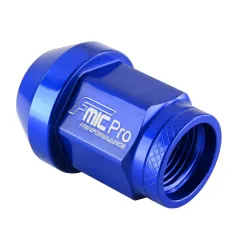 Kuta nakrętka aluminiowa do kół FMIC M12x1.5 Niebieska 1 szt.  stożkowa przelotowa 7075-T6 największy sklep tuningowy w Polsce!