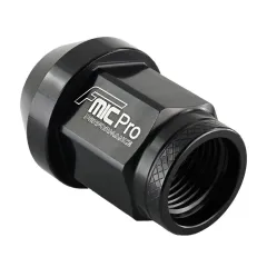 Kuta nakrętka aluminiowa do kół FMIC M14x1.25 Czarna 1 szt.  stożkowa przelotowa 7075-T6 największy sklep tuningowy w Polsce!