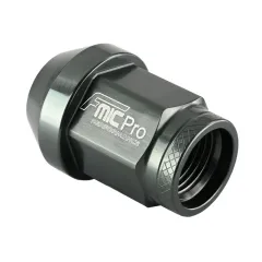 Kuta nakrętka aluminiowa do kół FMIC M14x1.25 Szara (gun metal) 1 szt.  stożkowa przelotowa 7075-T6 największy sklep tuningowy w Polsce!
