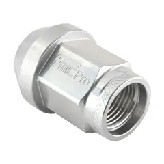 Kuta nakrętka aluminiowa do kół FMIC M14x1.25 Srebrna 1 szt.  stożkowa przelotowa 7075-T6 największy sklep tuningowy w Polsce!