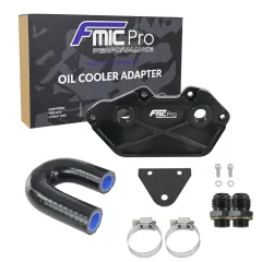 Adapter chłodnicy oleju FMIC Audi S4 S5 A6 A7 3.0 TSI EA837 największy sklep tuningowy w Polsce!