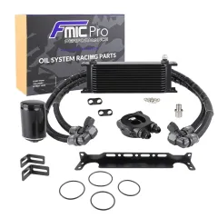 Zestaw chłodnicy oleju silnikowego z termostatem FMIC Audi A3 TT Seat Skoda VW Volkswagen Golf GTI R MK6 2.0T EA888 GEN2 2008-2015 największy sklep tuningowy w Polsce!