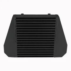 Intercooler 280x300x76mm FMIC Tylny Wlot / Wylot Czarny największy sklep tuningowy w Polsce!