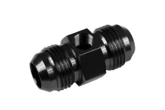 AN12 Nypel adapter męsko-męski z wejściem na czujnik Czarny FMIC największy sklep tuningowy w Polsce!