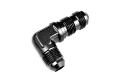 AN8 90st Nypel adapter grodziowy męsko-męski JIC Czarny FMIC największy sklep tuningowy w Polsce!