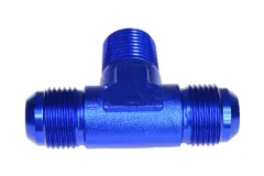 TRÓJNIK MĘSKI/MĘSKI/MĘSKI AN10-7/8 NPT-AN10 Niebieski FMIC największy sklep tuningowy w Polsce!