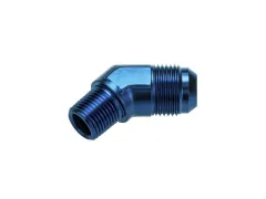 AN4 - 1/8 NPT 45st Nypel adapter męsko-męski JIC - NPT Niebieski FMIC największy sklep tuningowy w Polsce!