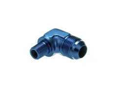AN4 - 3/8 NPT 90st Nypel adapter męsko-męski JIC - NPT Niebieski FMIC największy sklep tuningowy w Polsce!