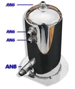 Swirl pot 2.5l AN8 FMIC największy sklep tuningowy w Polsce!