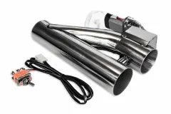 Elektroniczna przepustnica wydechu 63mm sterowana przełącznikiem JRSpec największy sklep tuningowy w Polsce!