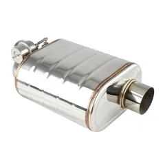 Aktywny tłumik JRspec z przepustnicą podciśnieniową sterowaną pilotem 76mm (3") prawy największy sklep tuningowy w Polsce!
