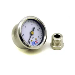 Fuel Pressure Gauge 0-15 PSI with Adaptor Nitrous Express NX 15511 największy sklep tuningowy w Polsce!