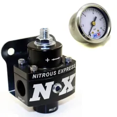 NX Billet Regulator ciśnienia paliwa without Bypass with Fuel Pressure Gauge Nitrous Express NX 15952 największy sklep tuningowy w Polsce!