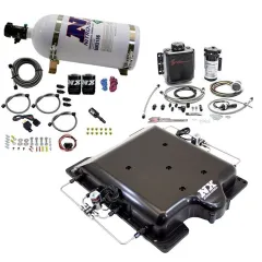 Billet Supercharger Lid with Integrated Nitrous and Water/Methanol with 10Lb Bottle Dodge Hellcat / Demon Nitrous Express NX 20972BMF-10 największy sklep tuningowy w Polsce!