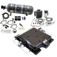 Billet Supercharger Lid with Integrated Nitrous and Water/Methanol with 12Lb Bottle Dodge Hellcat / Demon Nitrous Express NX 20972BMF-12 największy sklep tuningowy w Polsce!