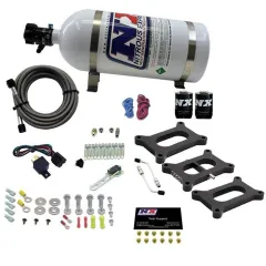 Holley 2 Barrel Nitrous System 3 Plate Gasoline 50-300Hp with 10Lb Bottle Nitrous Express NX 30026-10 największy sklep tuningowy w Polsce!
