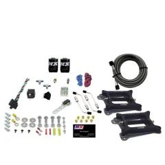 Dual 4150 Conventional Plate System Gasoline Stage 6 50-300Hp without Bottle Nitrous Express NX 30240-00 największy sklep tuningowy w Polsce!