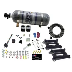 Dual 4150 Conventional Plate System Gasoline Stage 6 50-300Hp with 12Lb Carbon Bottle Nitrous Express NX 30240-12 największy sklep tuningowy w Polsce!