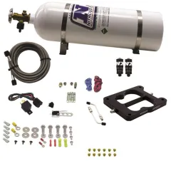 Q-Jet Holley Spreadbore Hitman Nitrous System 100-150-200Hp with 15Lb Bottle Nitrous Express NX 40080-15 największy sklep tuningowy w Polsce!