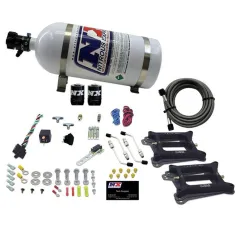 Dual 4150 Conventional Plate System Gasoline Pro-Power 100-500Hp with 10Lb Bottle Nitrous Express NX 50240-10 największy sklep tuningowy w Polsce!