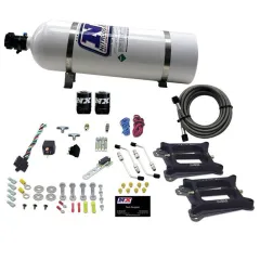 Dual 4150 Conventional Plate System Gasoline Pro-Power 100-500Hp with 15Lb Bottle Nitrous Express NX 50240-15 największy sklep tuningowy w Polsce!