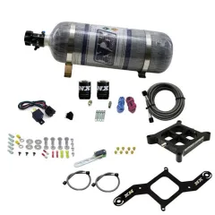 4150 Billet Crossbar Plate System Single Stage 100-500Hp with 12Lb Carbon Bottle Nitrous Express NX 66042-12 największy sklep tuningowy w Polsce!
